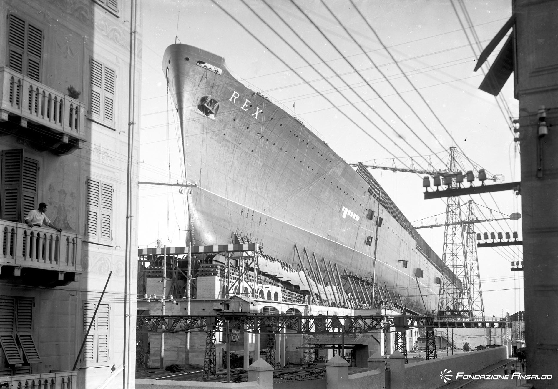 Copertina per La leggende del Rex rivive a Monfalcone, il gigante del mare che segnò il Novecento